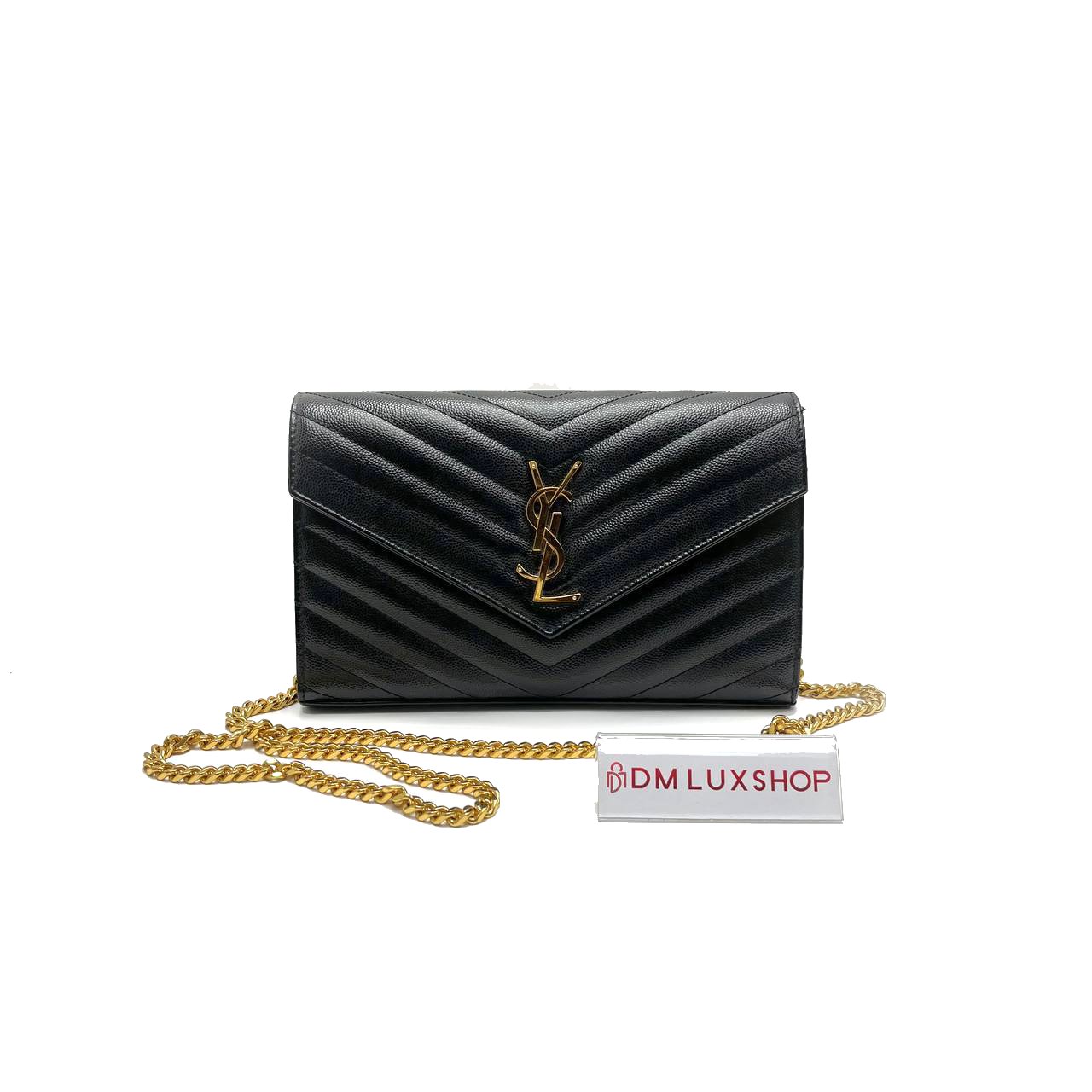 YSL Black Envelope WOC GHW