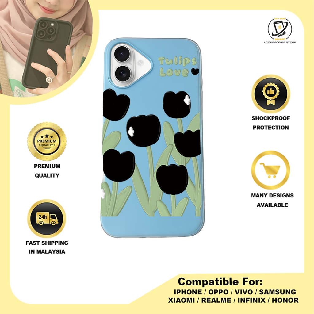 JELLY CASE PHONE FOR IPHONE - DESIGN FLOWER R