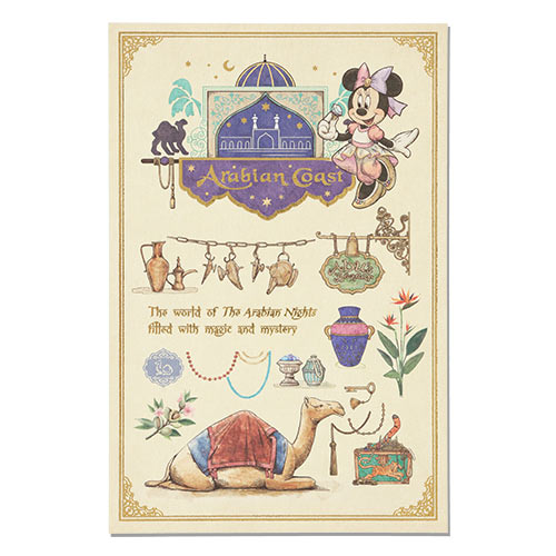 【預訂】DisneySea 25th The Jubilee Journey - postcard (Arabian Coast)