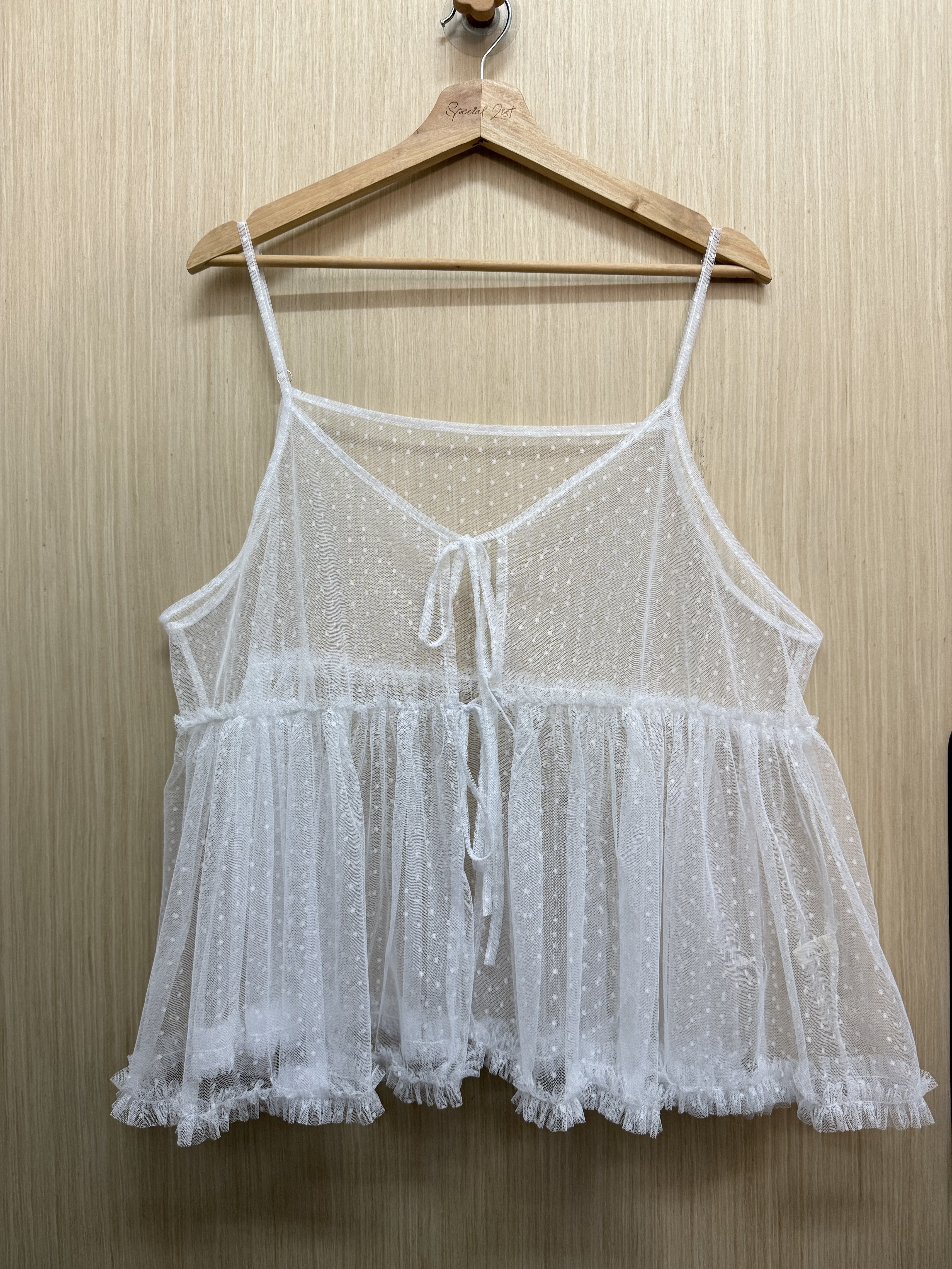 波點紗紗綁帶𝐨𝐮𝐭𝐞𝐫