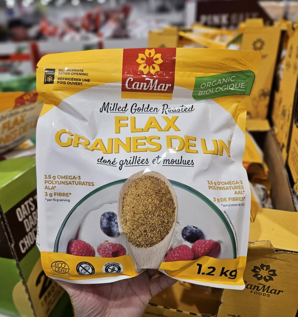 預購加拿大直送 CanMar 加拿大有機黃金亞麻籽 （1.2kg)*