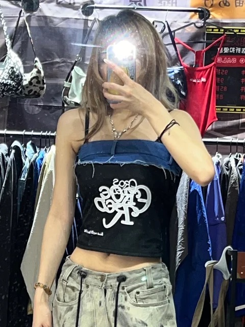 Black Vintage Top #0249