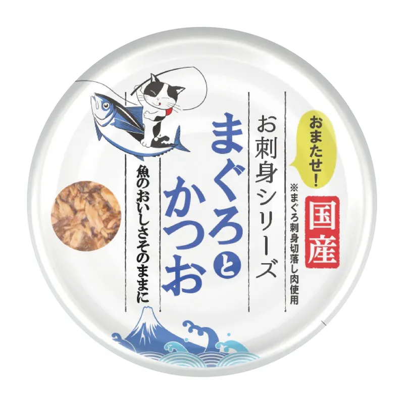 日本三洋 小玉傳說｜刺身系列（お刺身シリーズ）吞拿魚拼鯖魚 70g