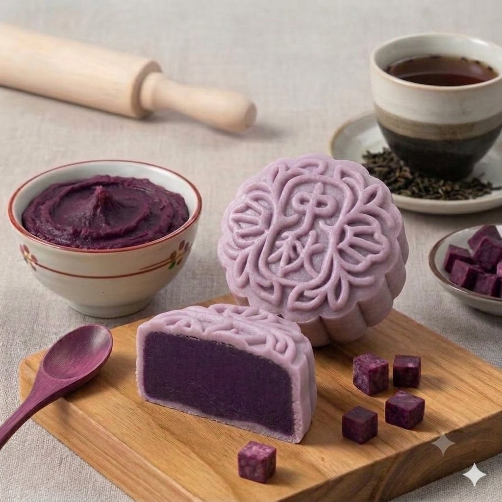 金裝輕甜紫薯餡250g Premium Light Sugar Purple sweet potato Filling 250g