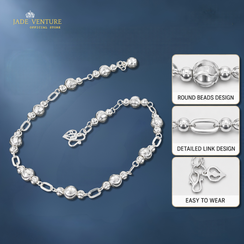 LAMB03 Mooncut Beads Link Chain