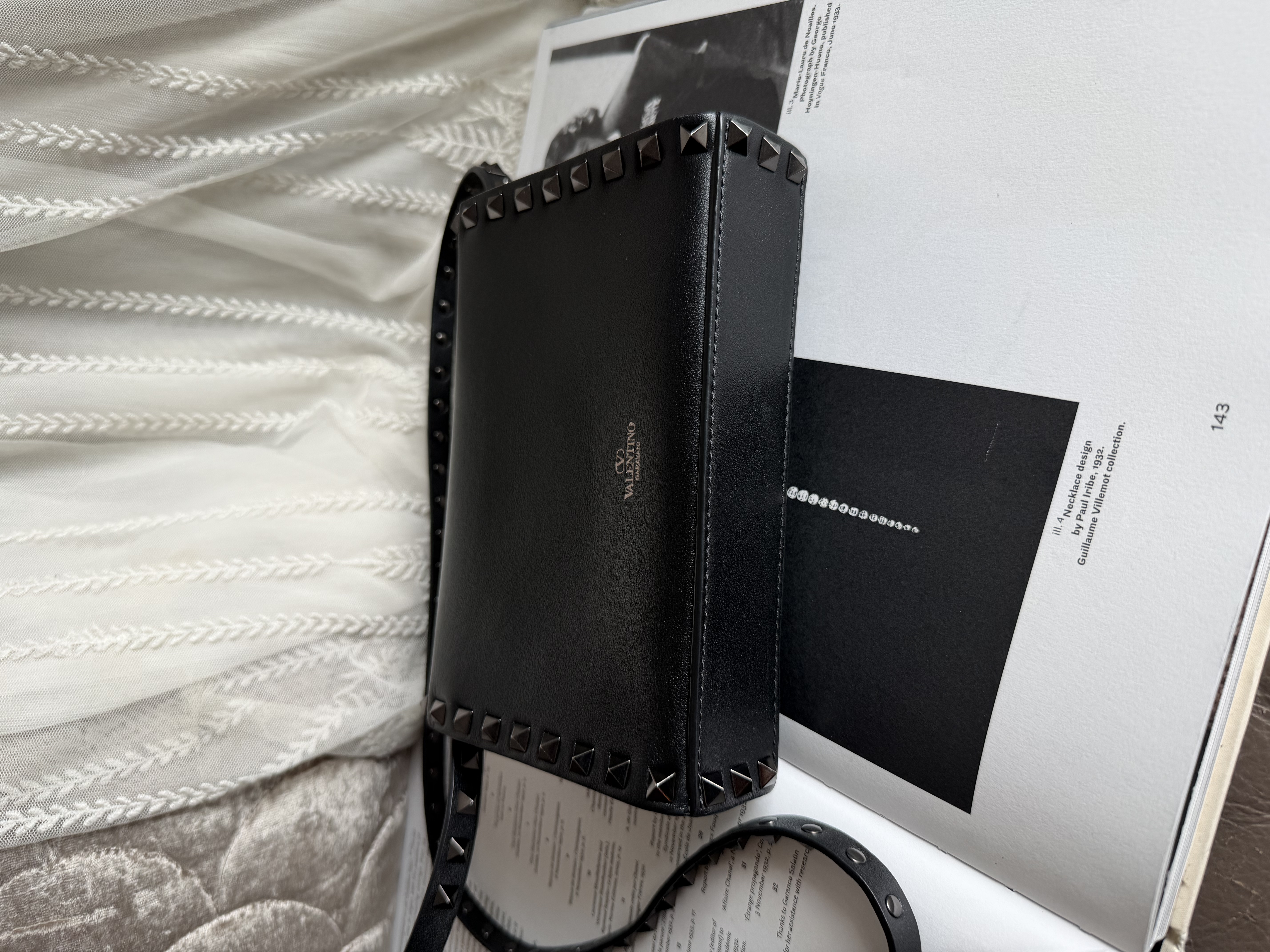 Valentino Garavani black Rockstud bag