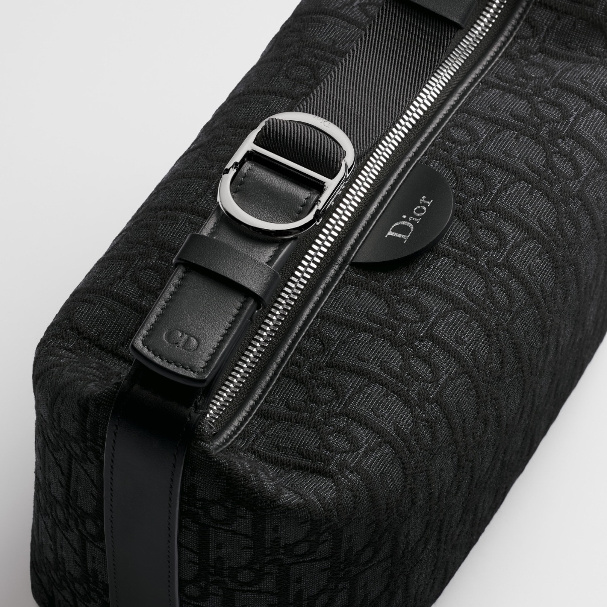 Dior Jett 小袋 黑色 Dior Oblique 緹花