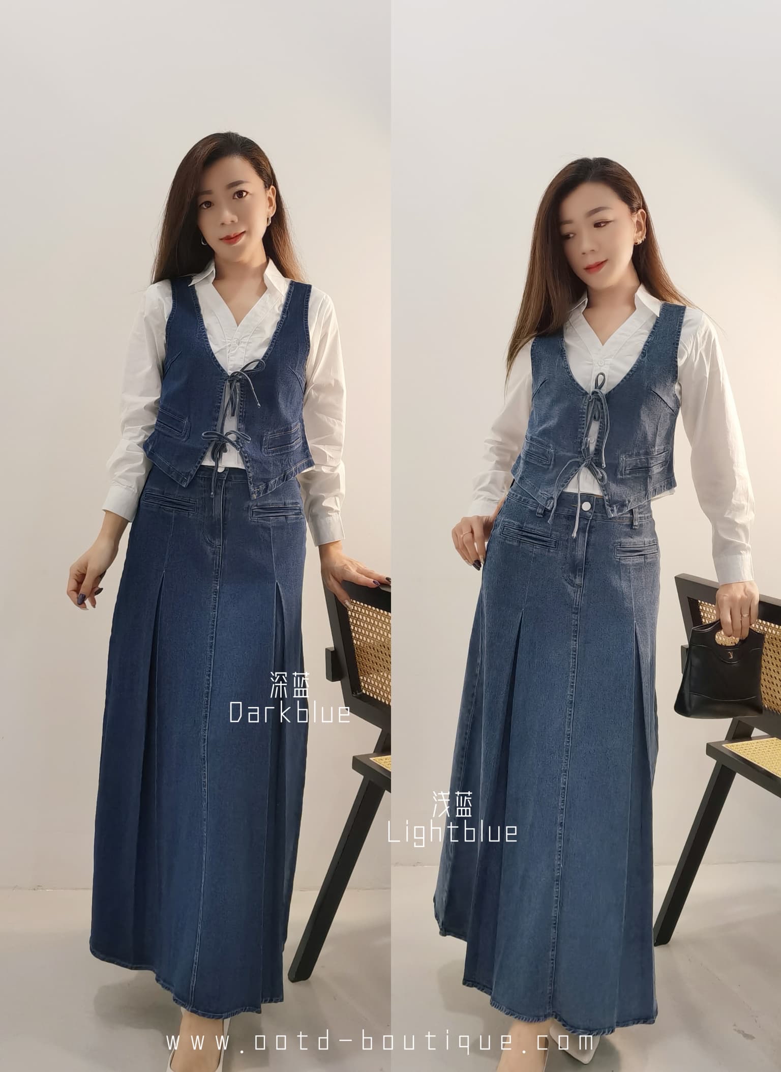121631 PREMIUM  JEANS DRESS SET