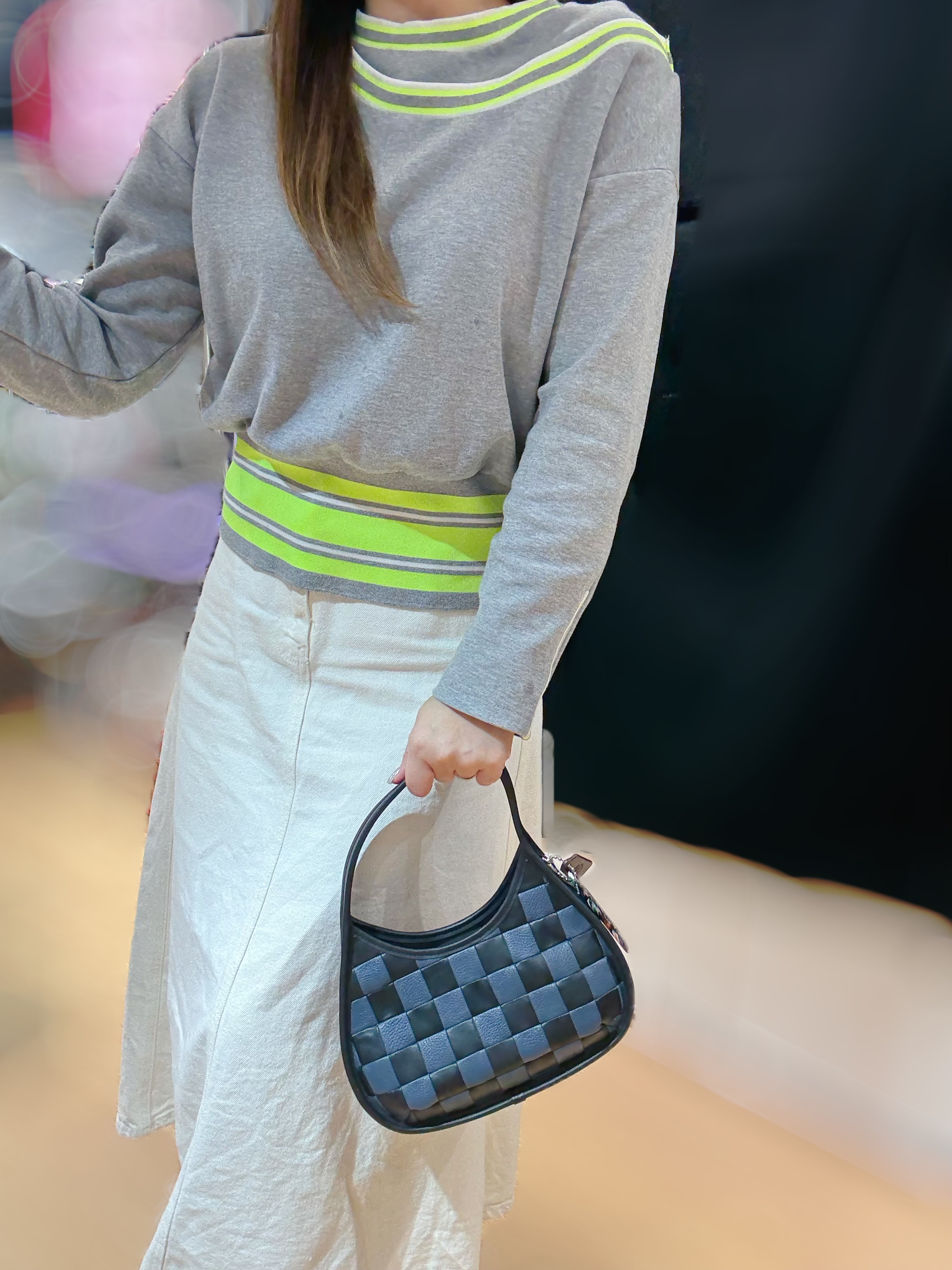 Coach Ergo bag navy/blk/grid