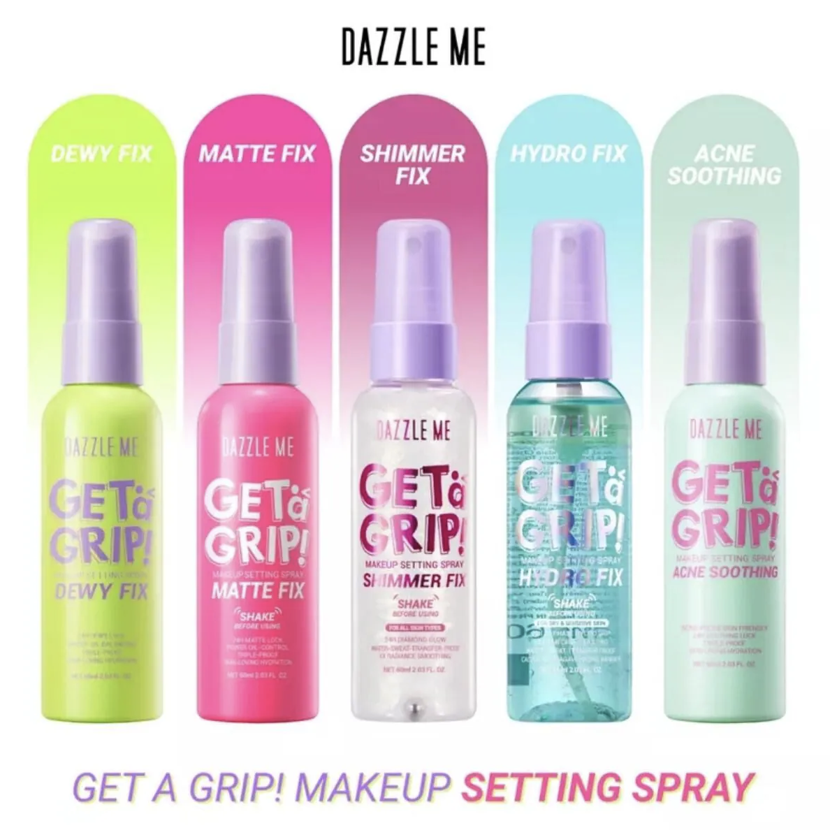 泰國潑水節個妝都唔甩 Dazzle Me 定妝噴霧