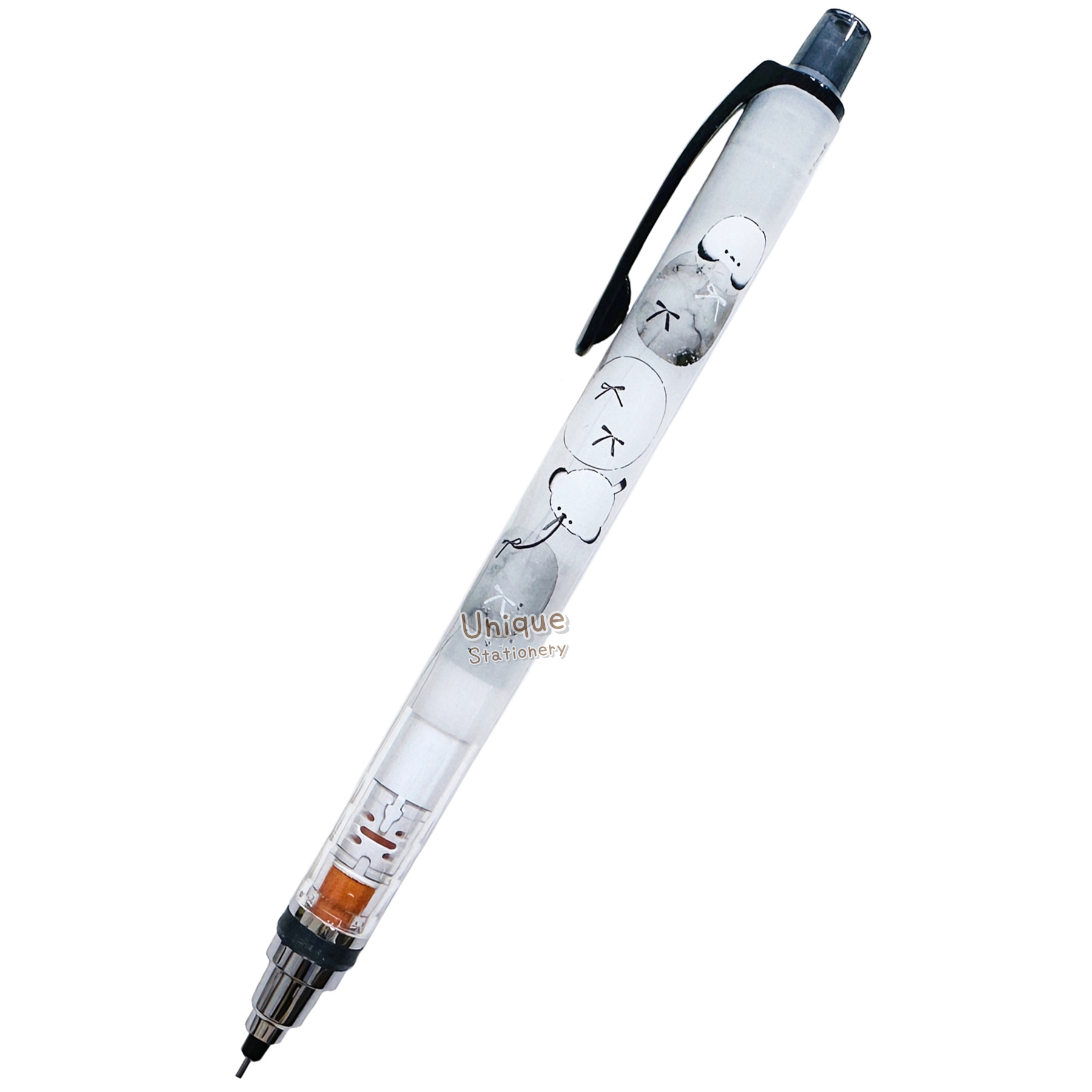 現貨｜北海道雪之妖精 銀喉長尾山雀 日版 Uni KURU TOGA 0.5mm 不斷芯旋轉自動 鉛芯筆 (228372)