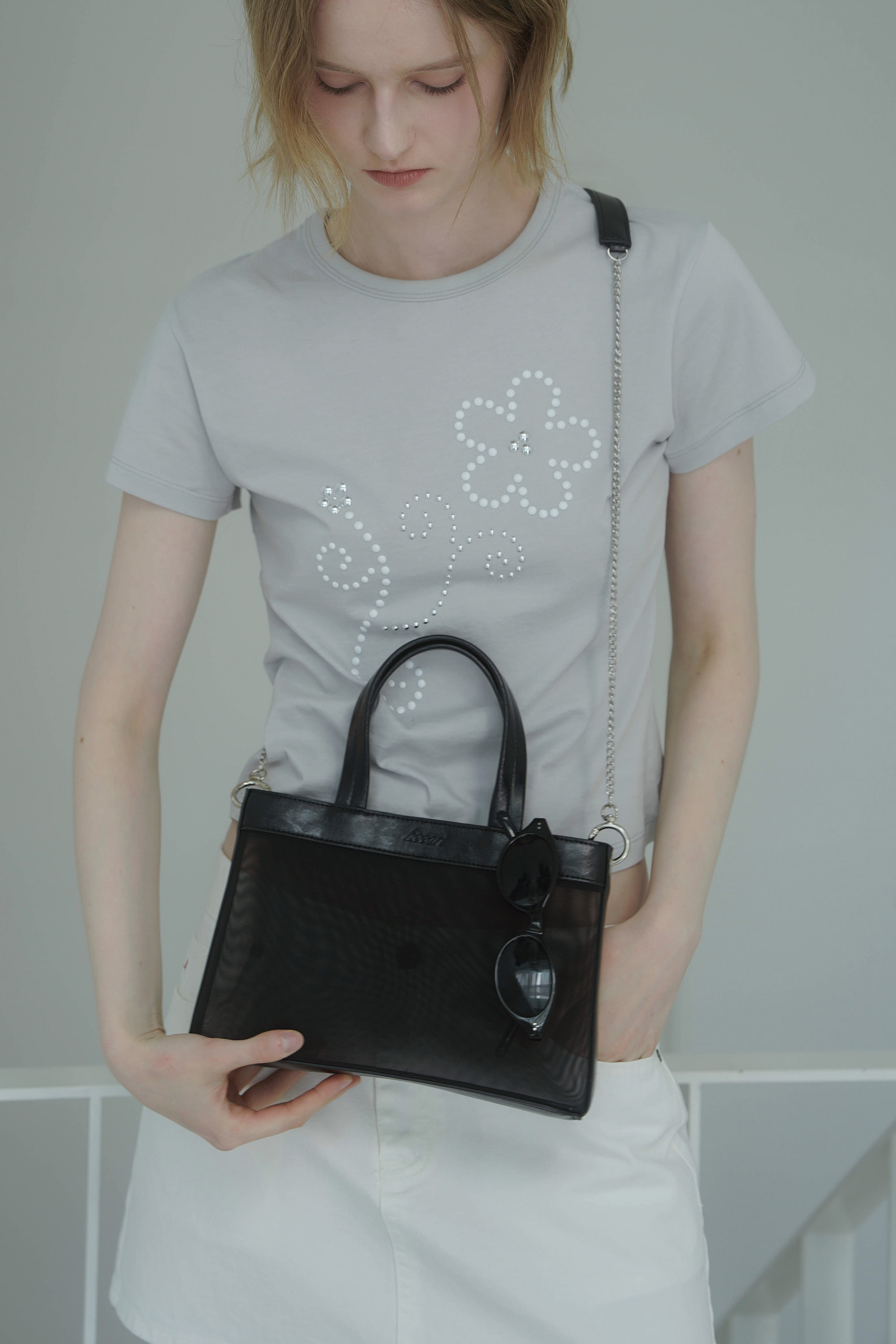韓國🇰🇷設計品牌Heeari | MariMesh Cross Tote Bag