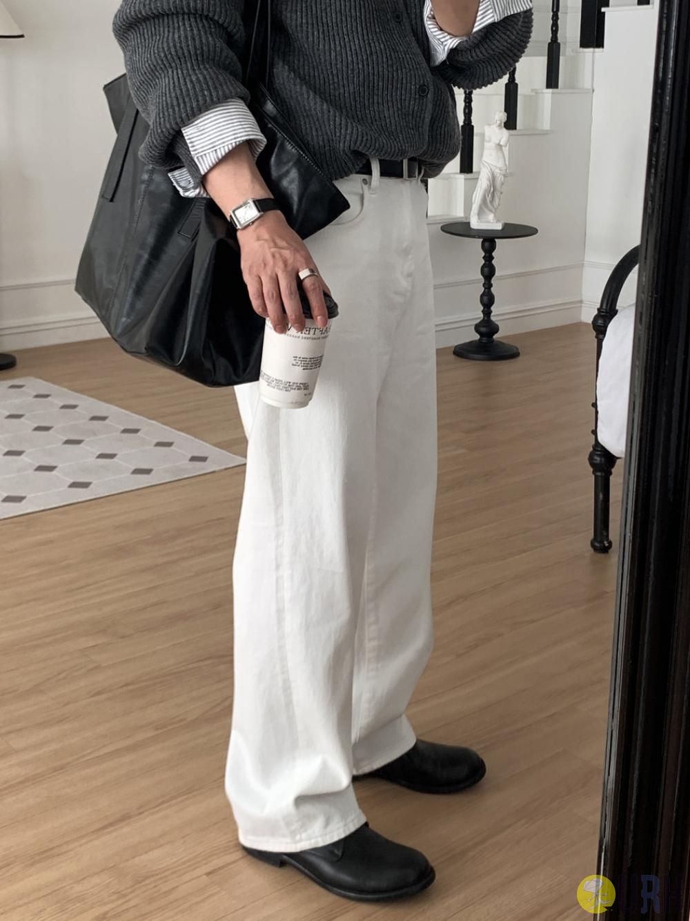 【100%保證韓國直送】Pierre 後腰鬆緊 Washing Wide 牛仔褲 [9 color] RL114760