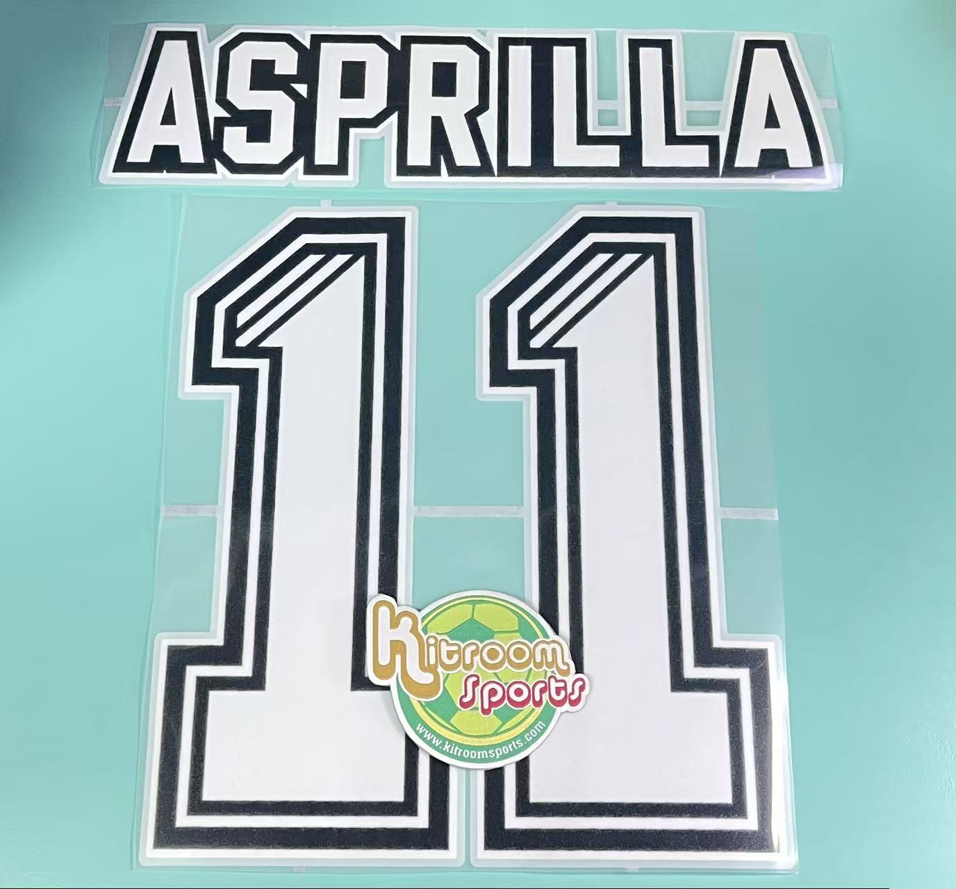 1995-96 Newcastle United Home Retro Nameset #11 ASPRILLA