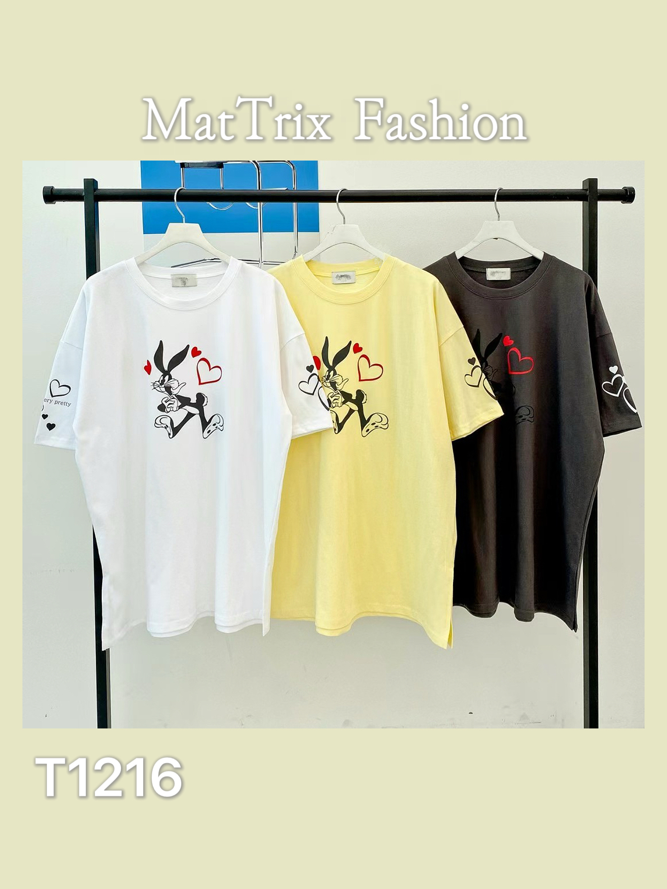 T1216 🖤賓尼兔Tee 原價 $239 