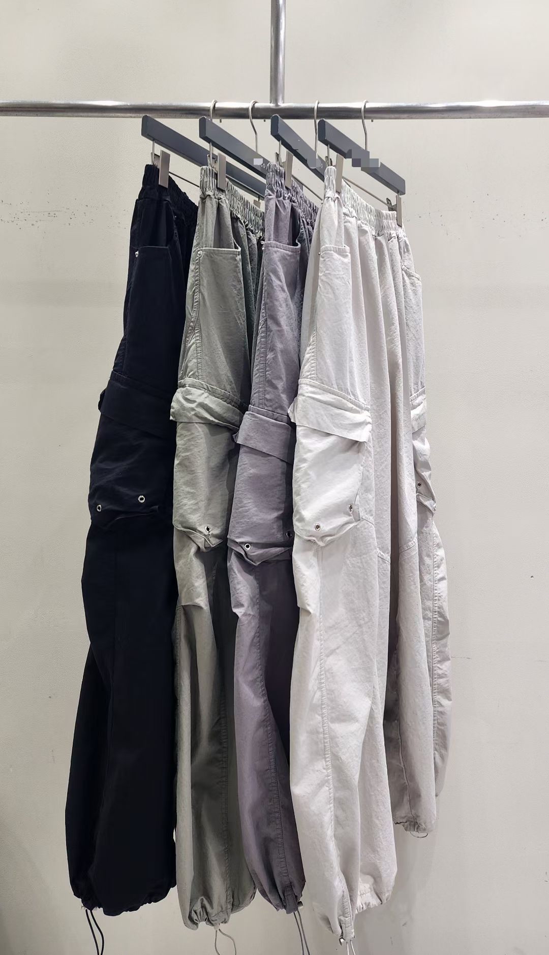 休閒大袋工裝褲