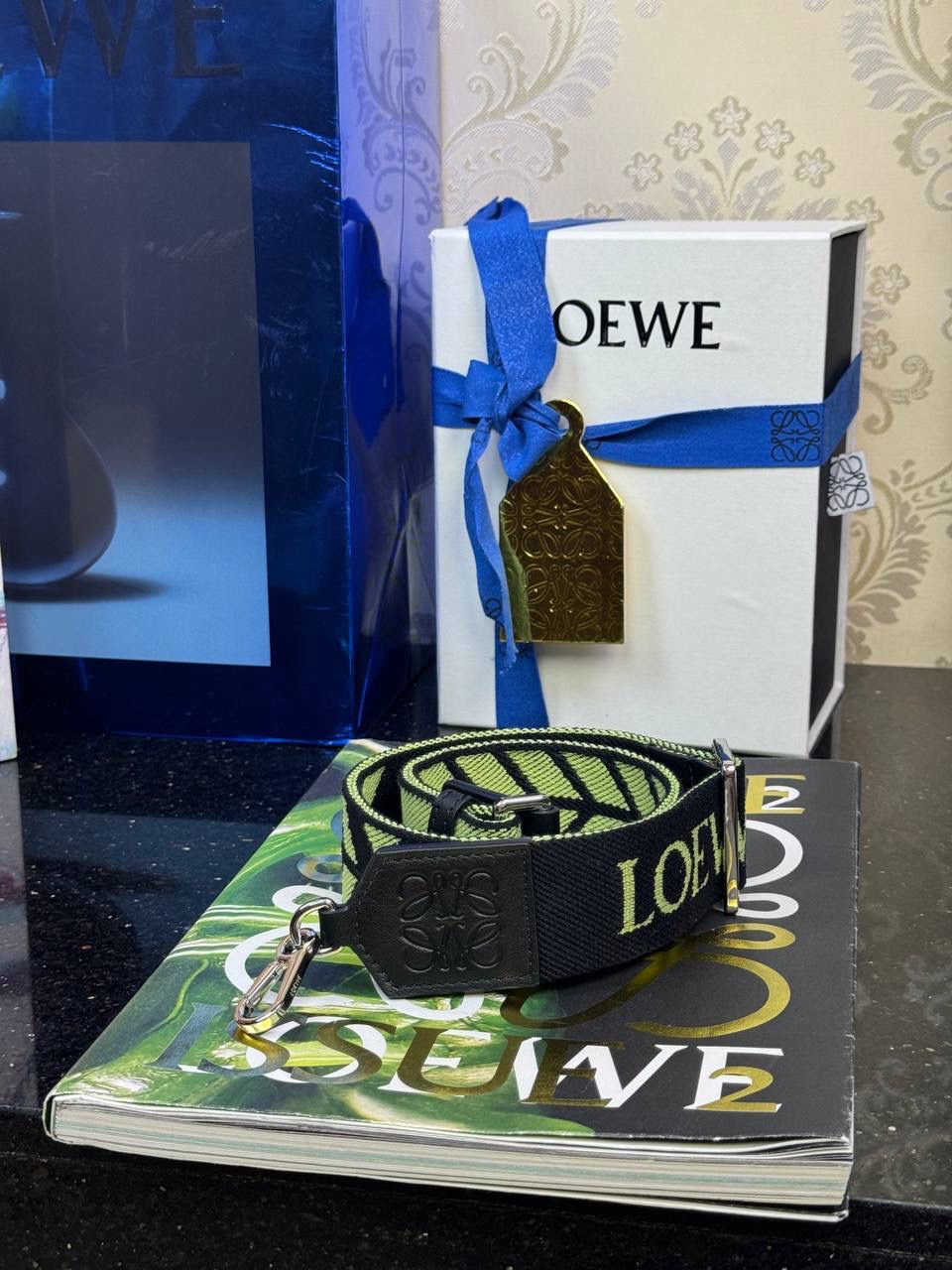 𝐀𝐧𝐚𝐠𝐫𝐚𝐦 刺绣肩带「草绿色/克」 👈 全新升级上线♻️ 尺寸:130-4cm（长度可调节） 编码：182323