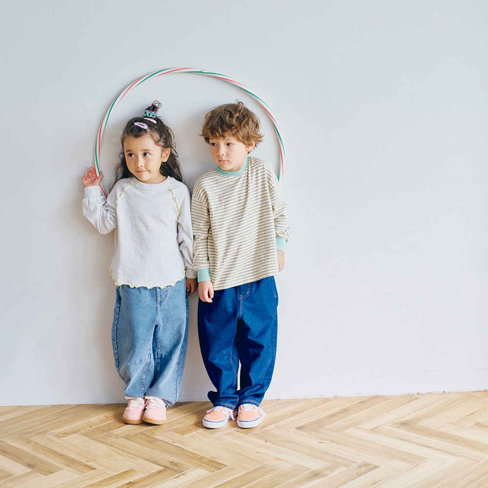 🆕【⭐訂購⭐】 🇯🇵日本直送🌀柔軟針織牛仔筒褲［2款選］🌀[ELBA-0069][260308]