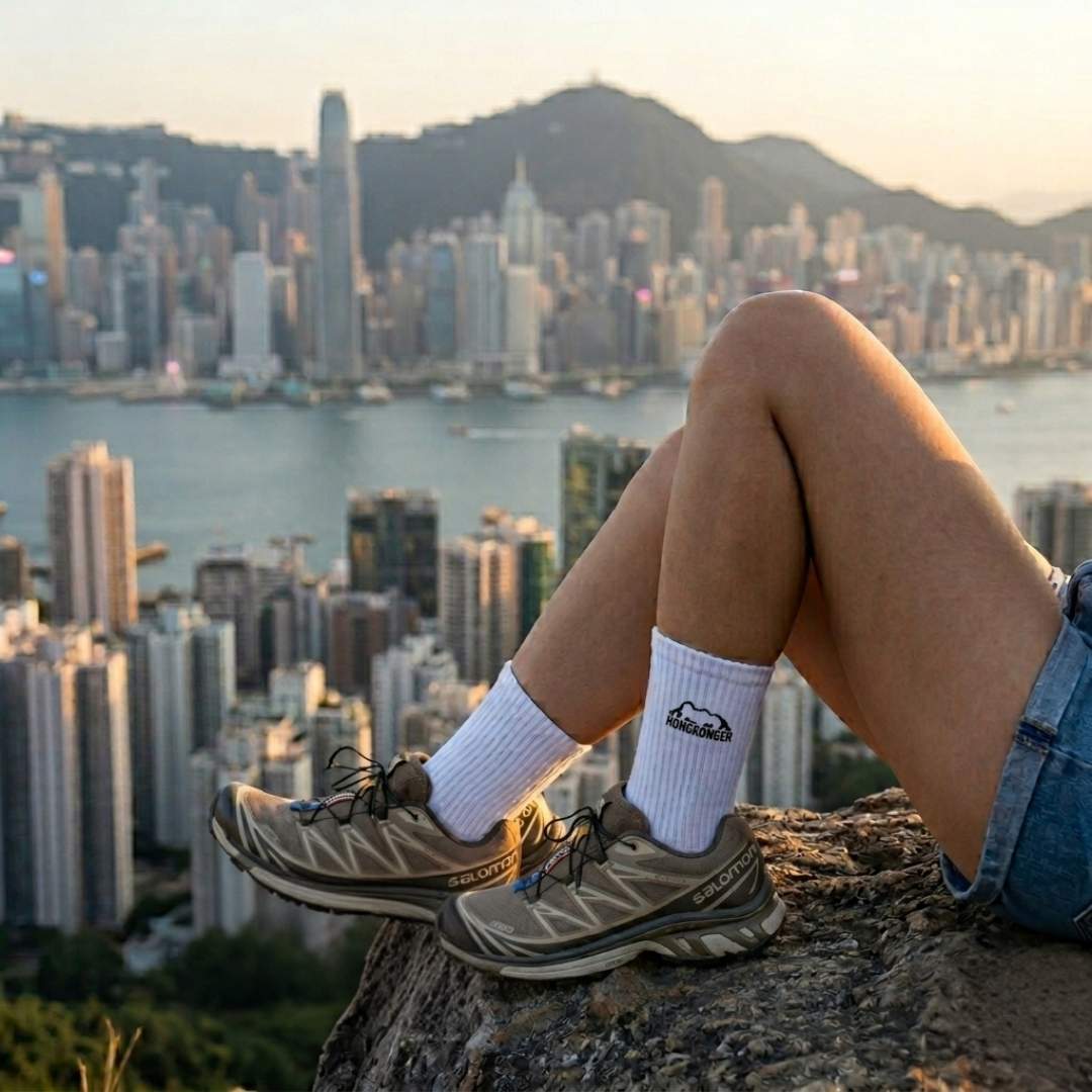 HONGKONGER Signature Unisex Socks - 獅子山 / Never Surrender 