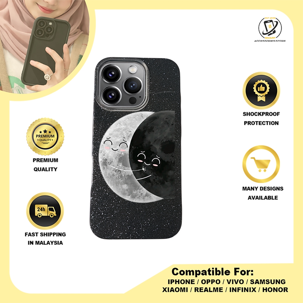 BLING CASE PHONE FOR IPHONE - DESIGN MOON B