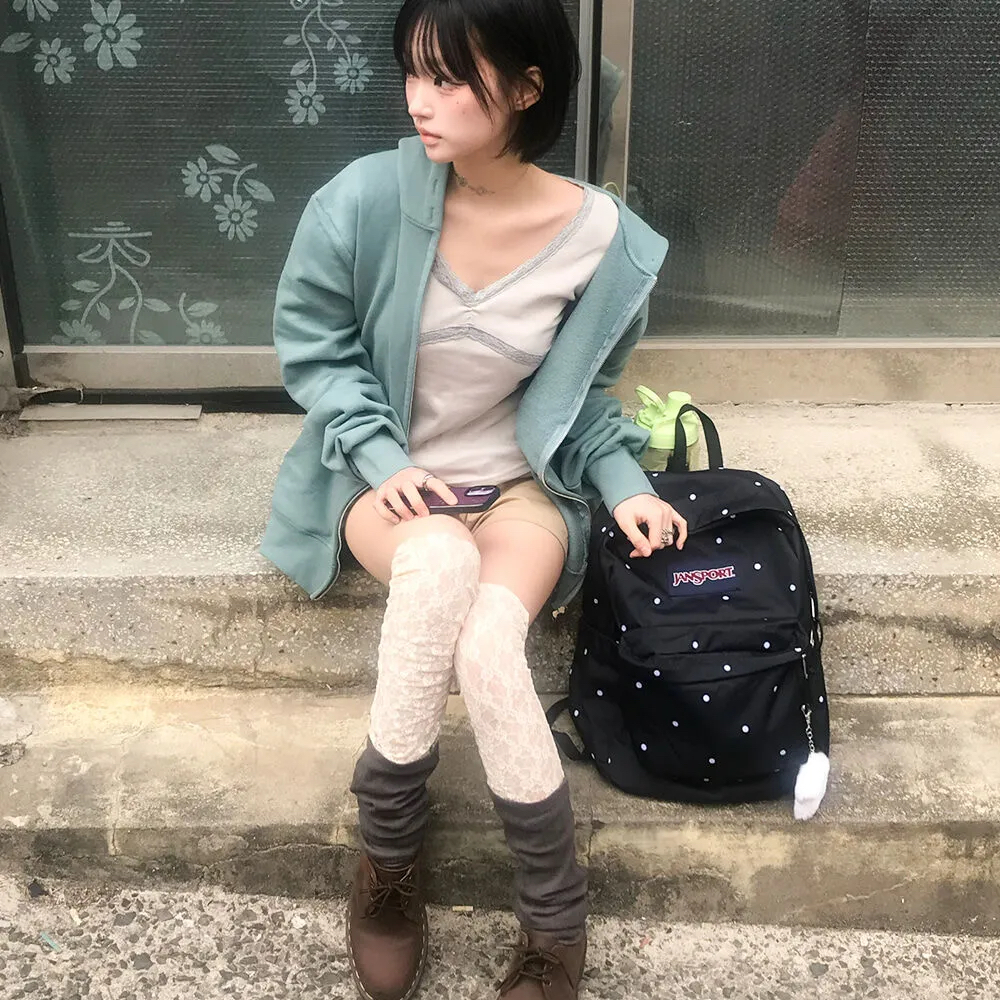 JANSPORT SUPERBREAK BACKPACK POLKA DOT BLACK (預購商品）