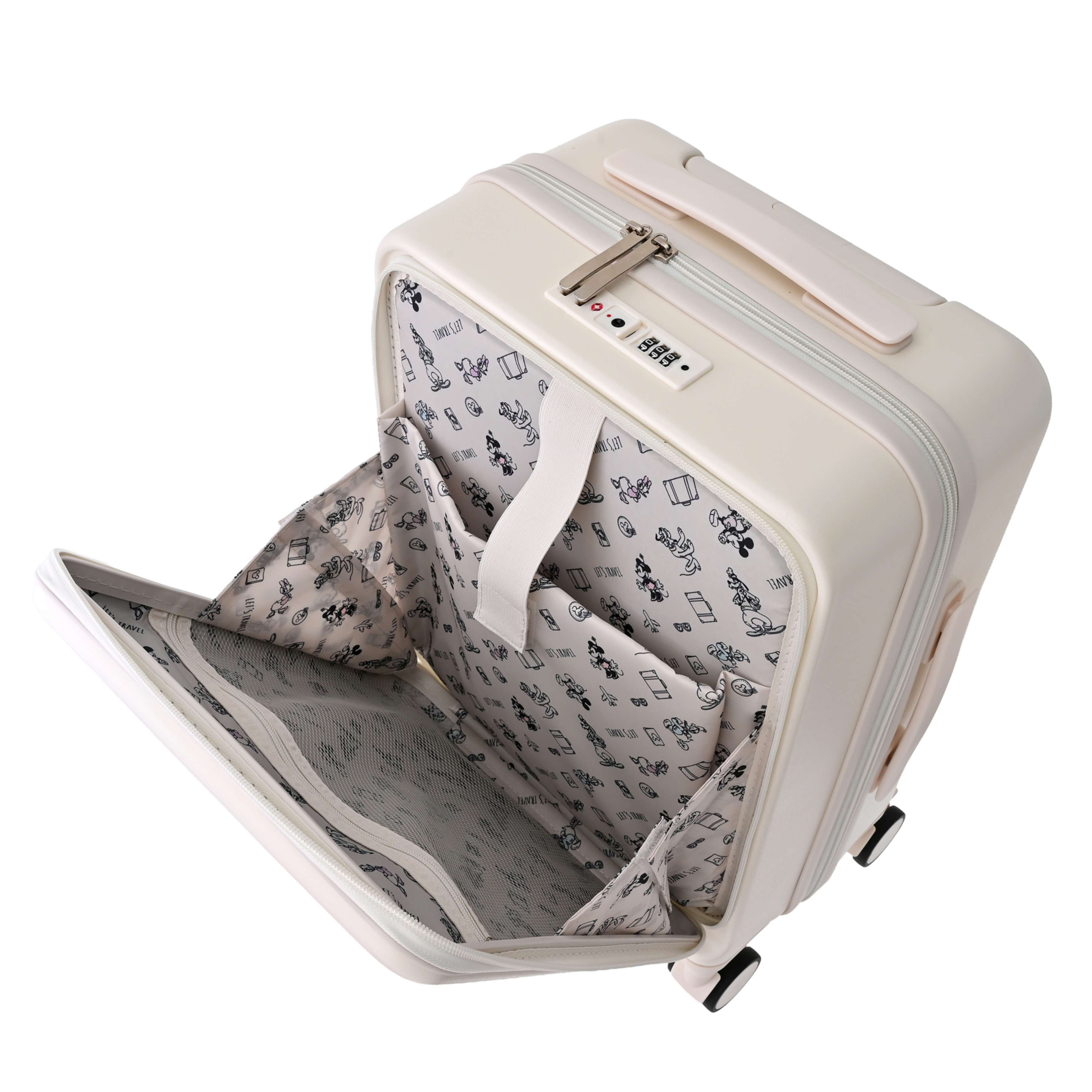 🌸 【預訂】Mickey 米色行李箱 (S) - Disney Magical Travel