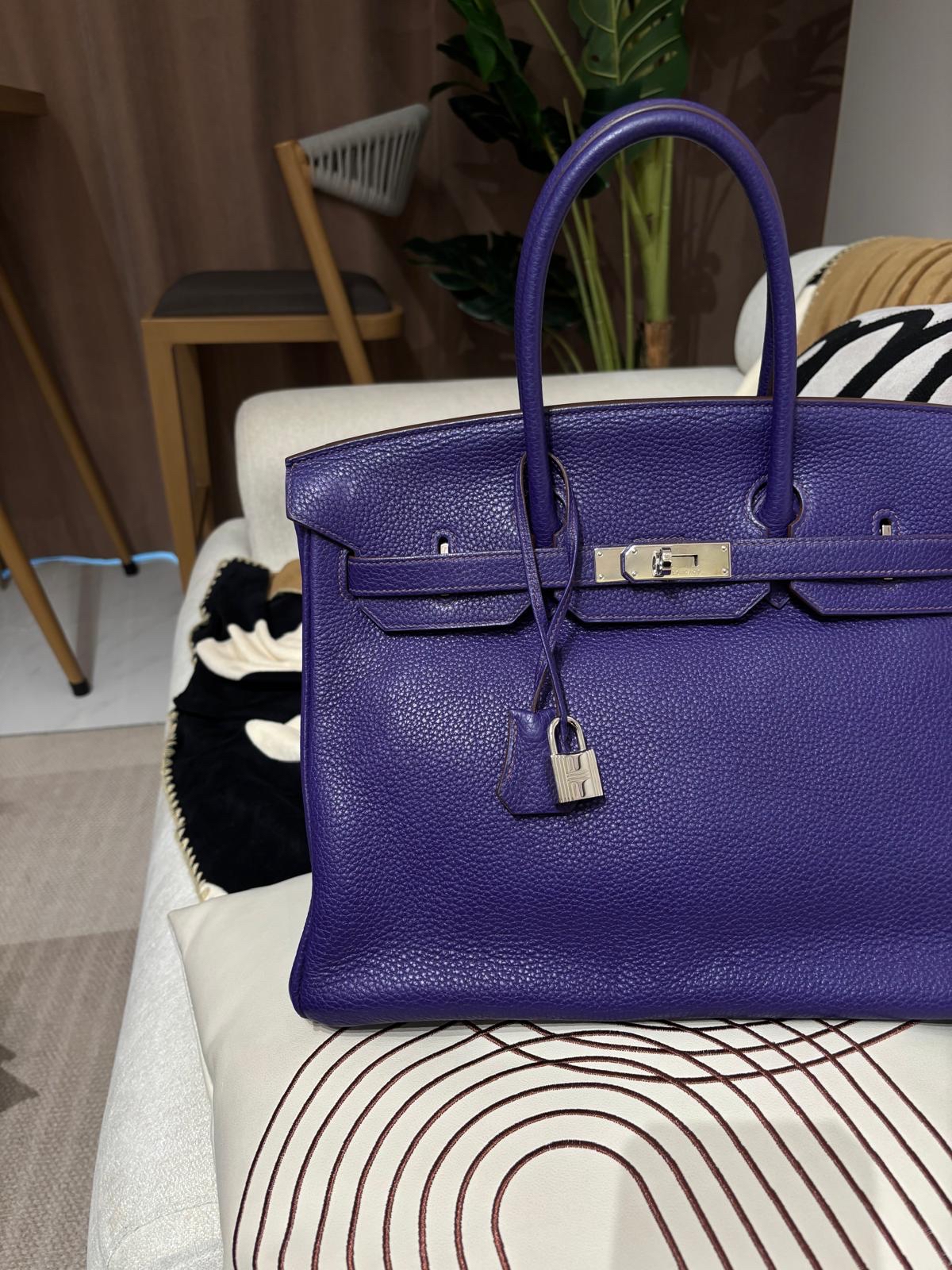 Hermes birkin 35,STAMP 口N,iris 100%Authentic ,95%new ✅專門店收據✅鎖Key ✅dust bag✅盒