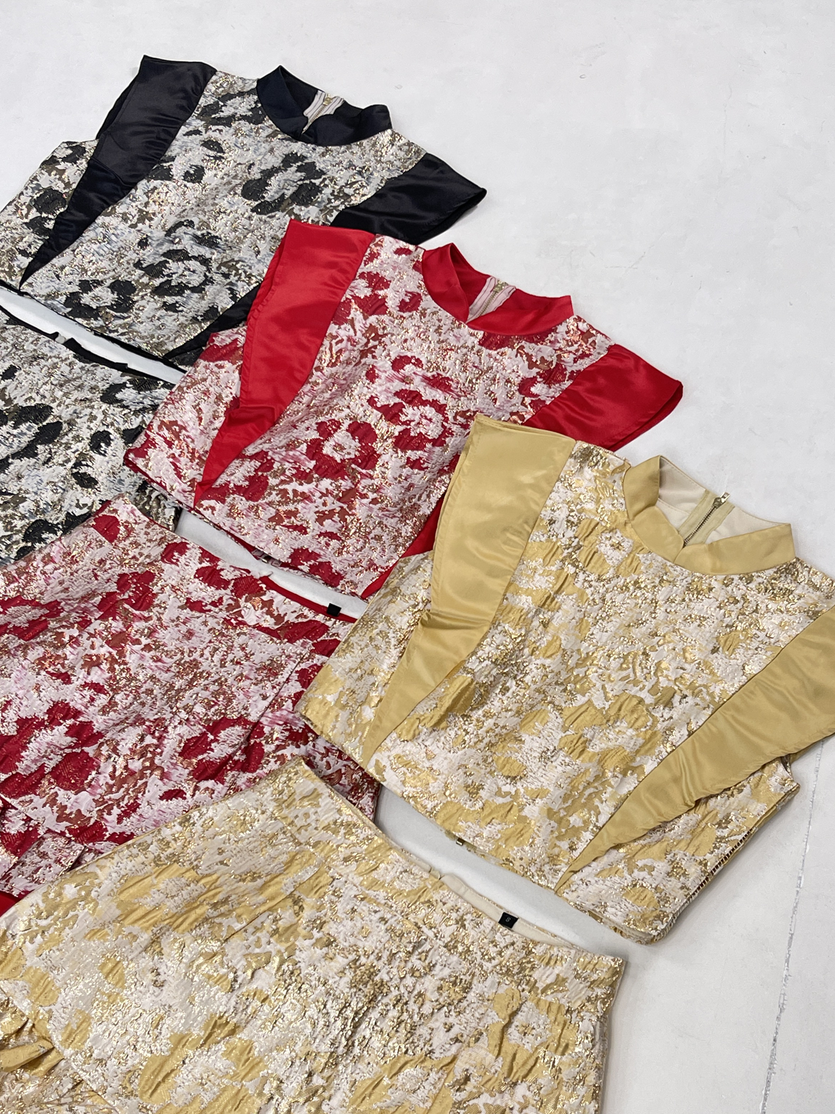 Bloom Royale Ruffle Qipao Set MC68