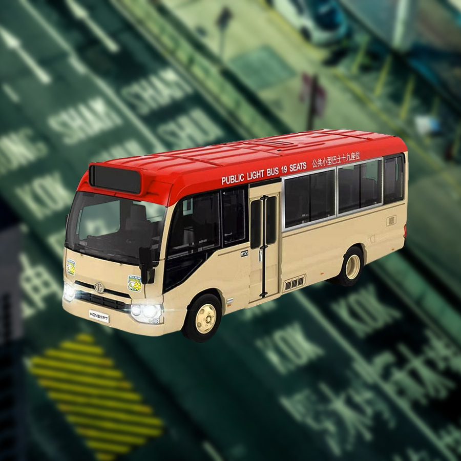 迷你遙控紅VAN模型車