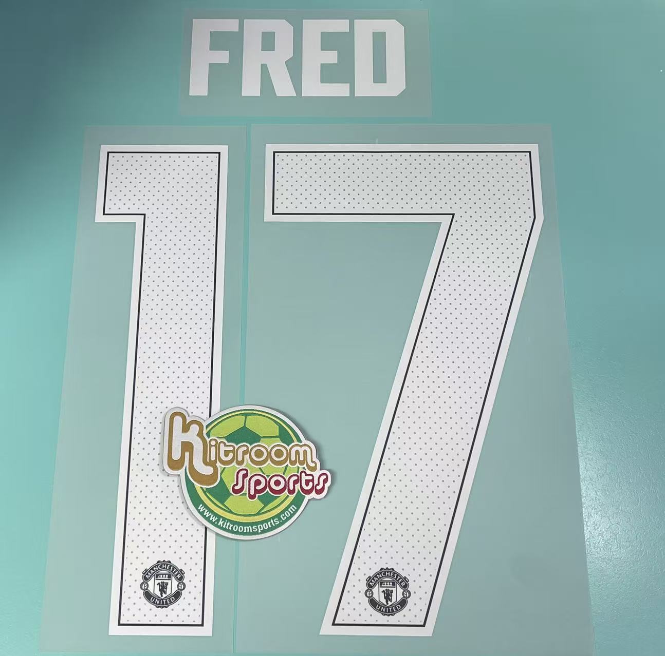 2018-19 Manchester United Home UCL Nameset #17 FRED