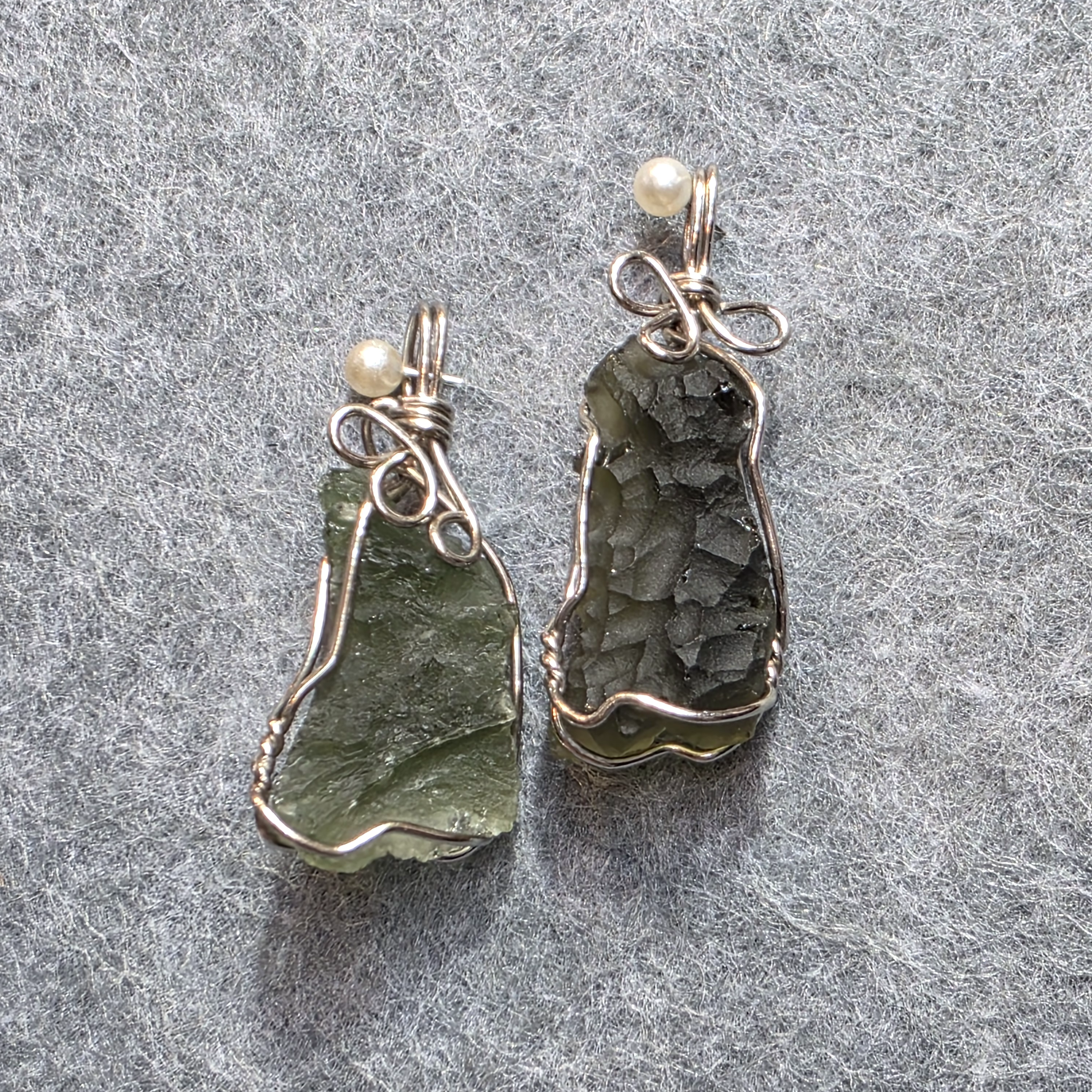 捷克綠隕石原石吊飾