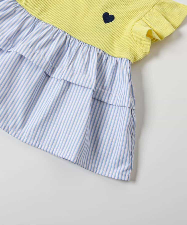 🇯🇵預訂 日本直送🇯🇵Apres les cours五色愛心刺繡荷葉邊短袖上衣