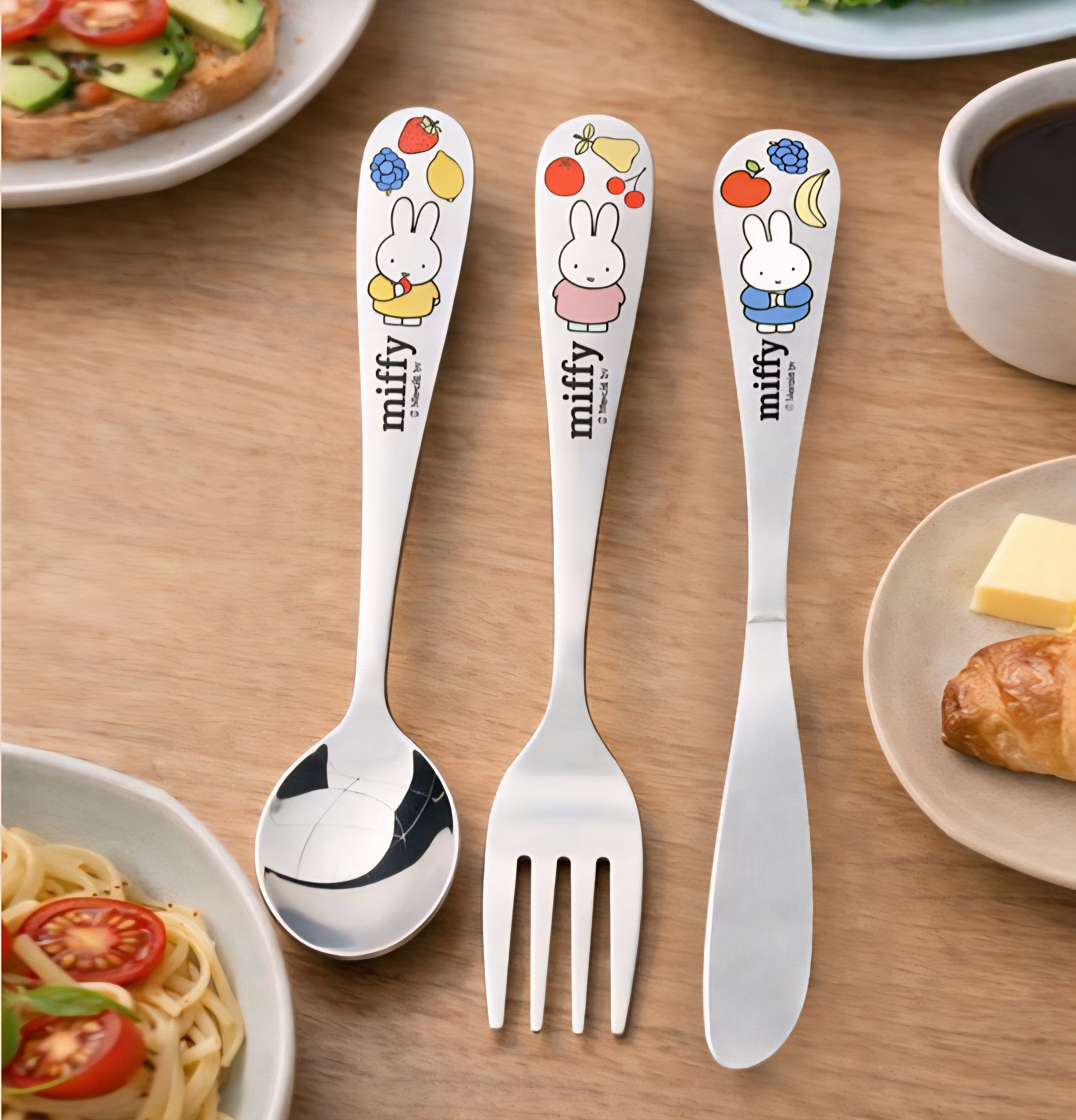 預購 miffy 不銹鋼 刀叉匙 套裝