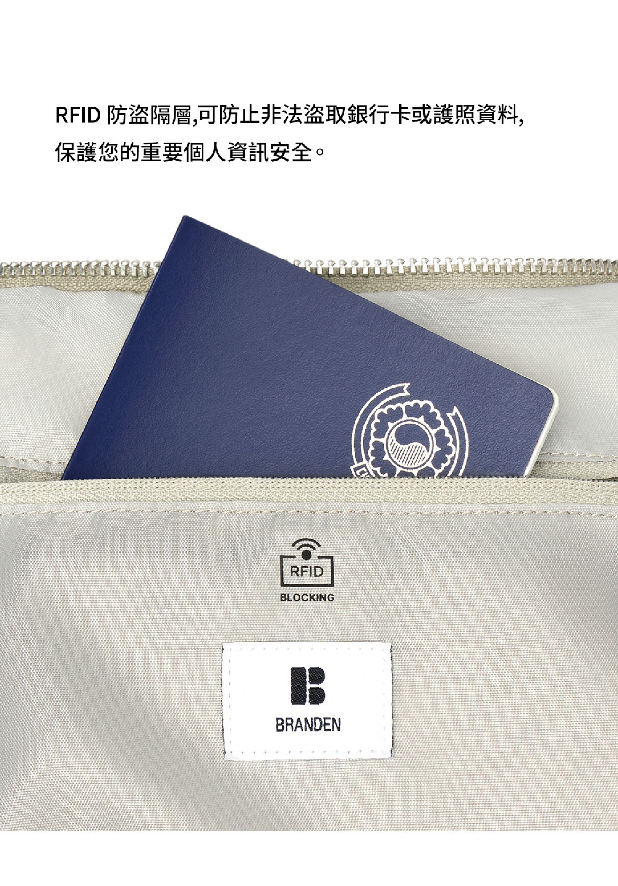 Branden Safe Days Shoulder Bag 防盜月牙包