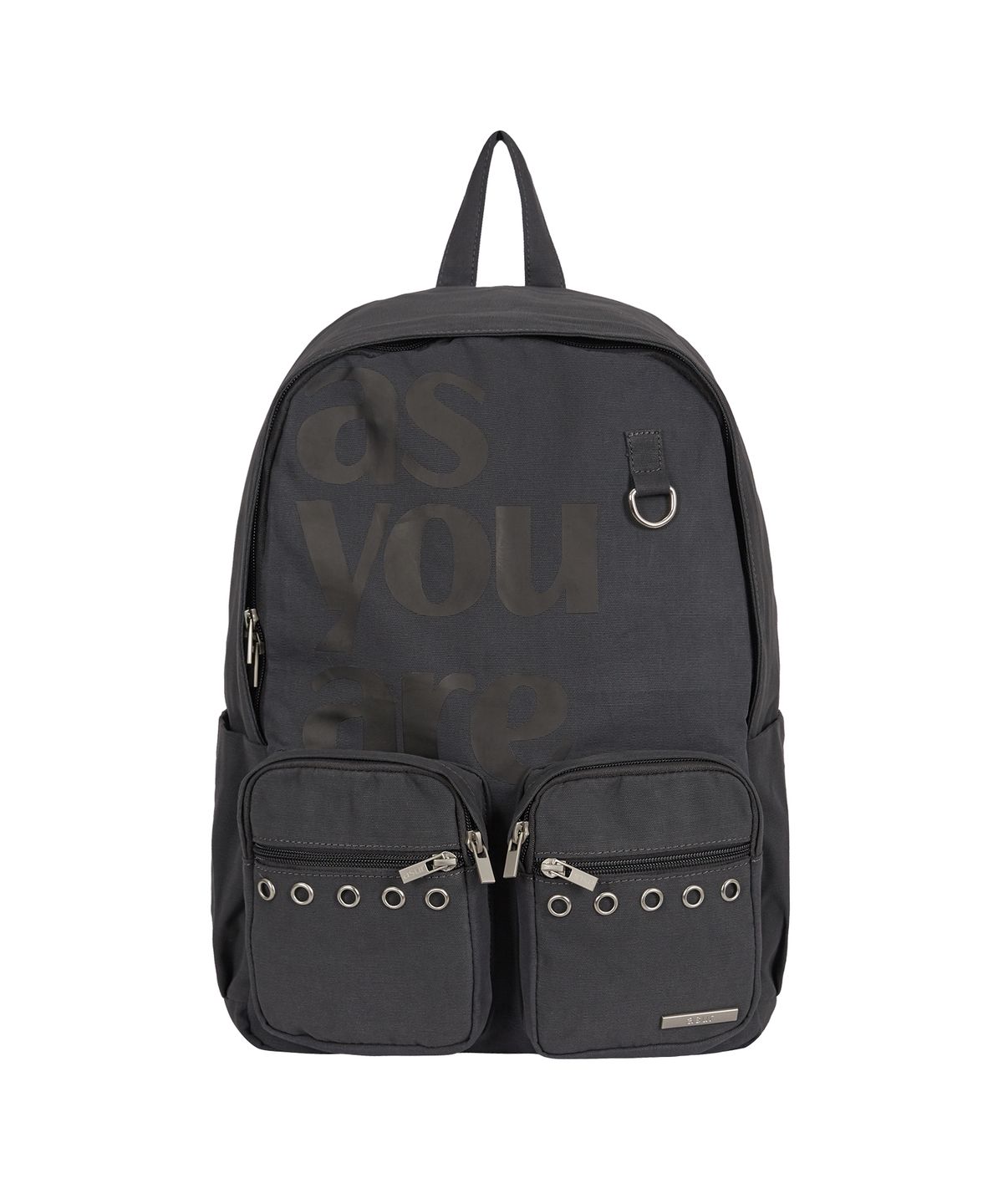 🇰🇷訂購｜asur 26SS｜Eyelet Pocket Cotton Backpack 3色