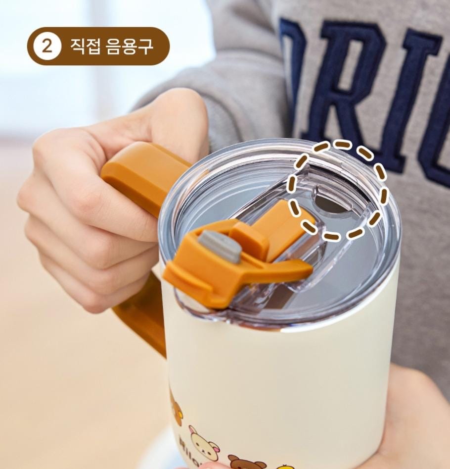 《預約貨品》全新韓國限定 Rilakkuma連蓋保溫杯