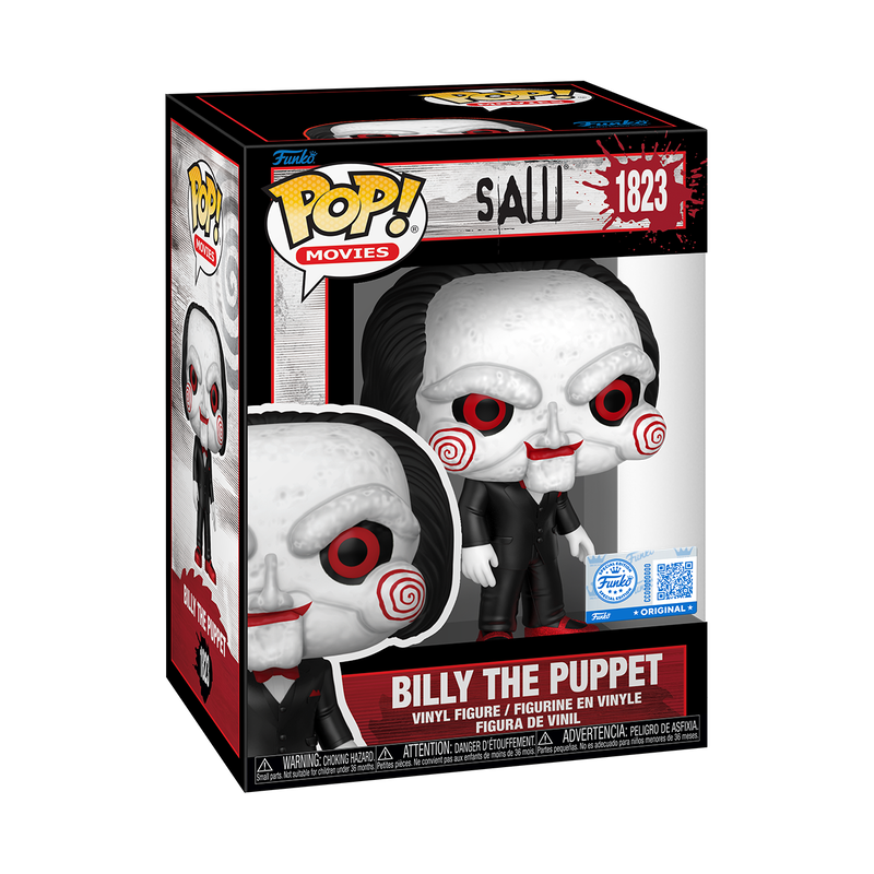 📦訂購 美國代購 Funko POP! SAW Billy the Puppet with Glitter Shoes Figure 恐懼鬥室 模型