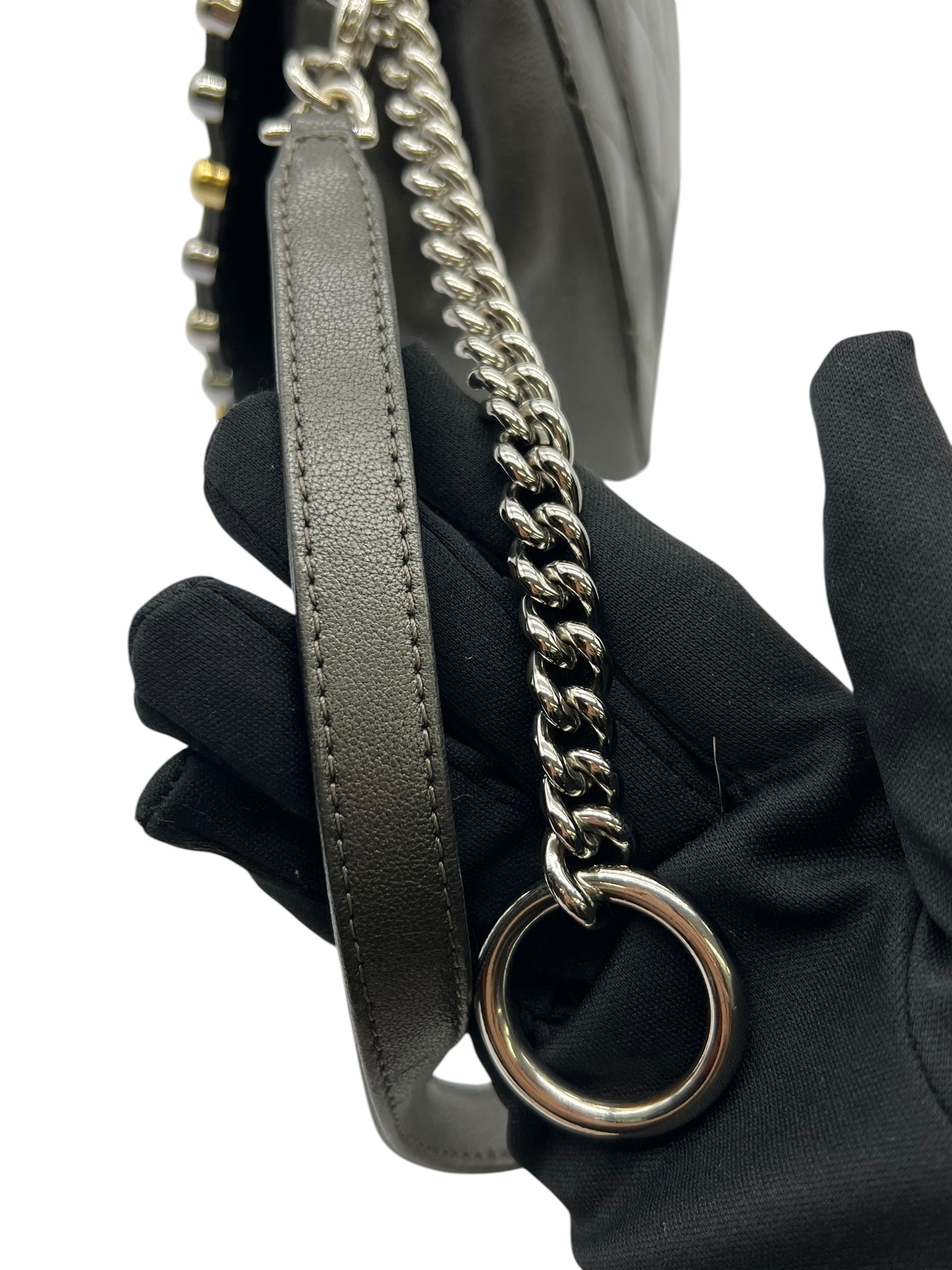 Pre-owned CHANEL Studded Bubble Flap Bag / Product Code: 080305