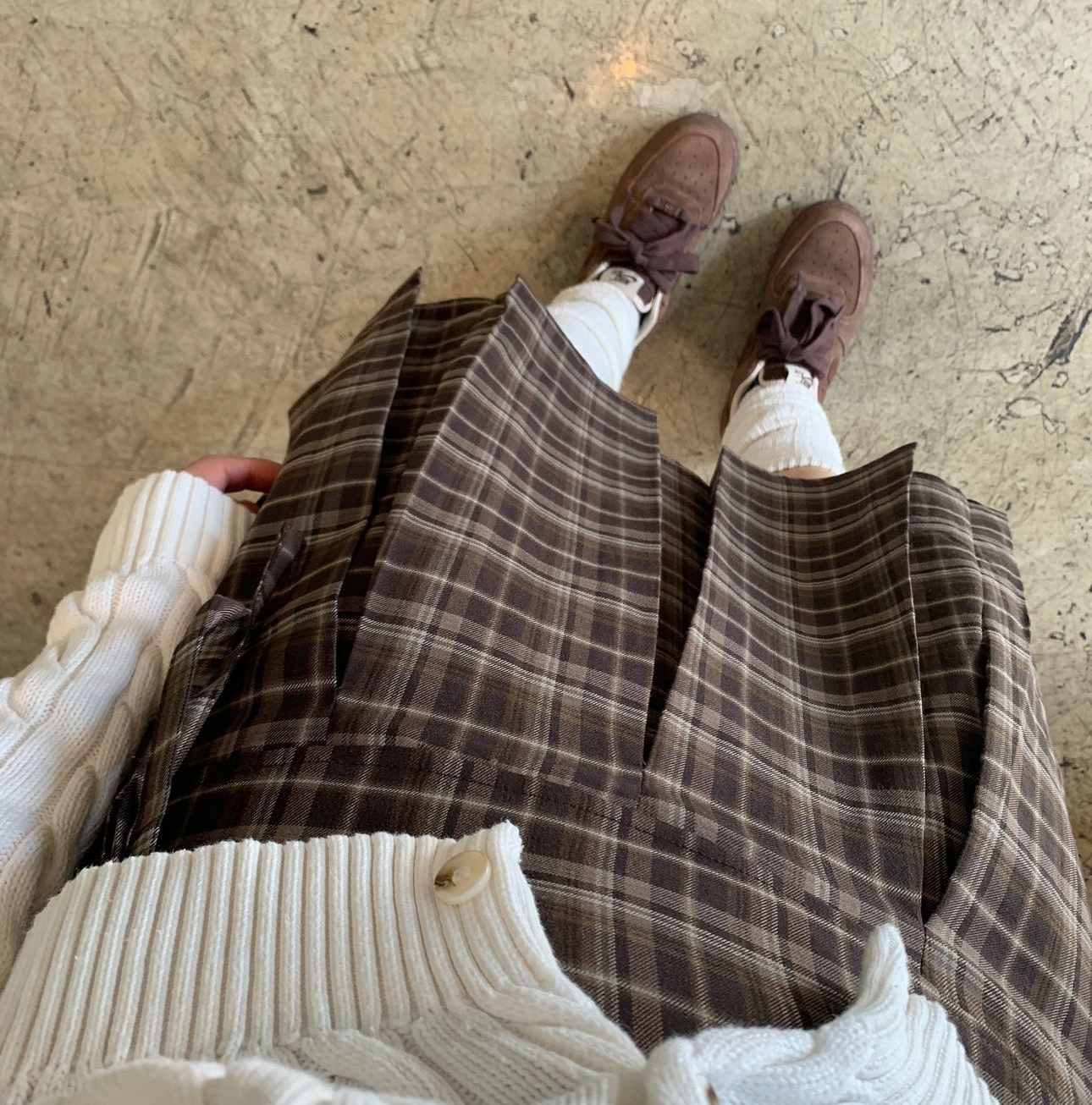 🇰🇷訂購｜FANCY CLUB｜FORMAL BUTTON PLEATS MIDI SKIRT 