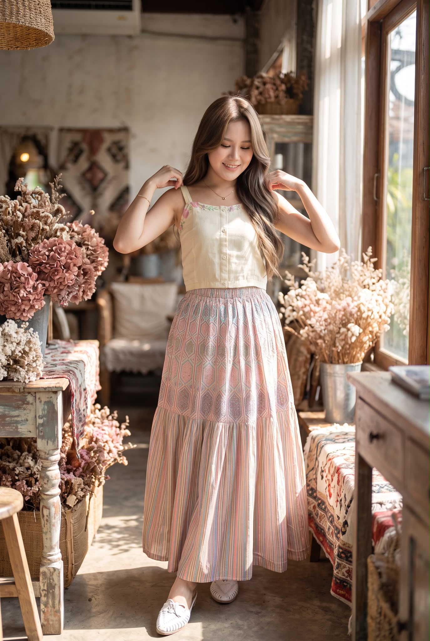 3096 Pastel Rainbow Unicorn Skirt
