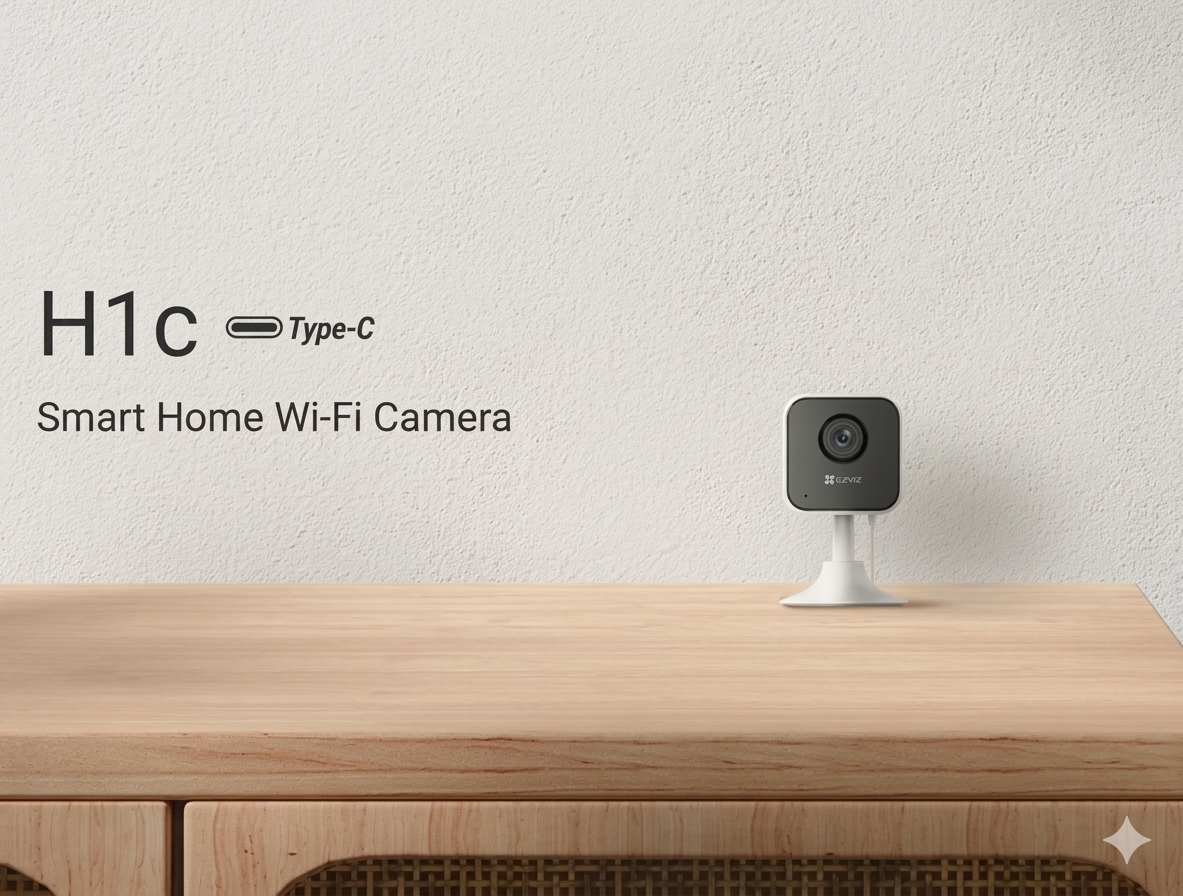 Ezviz H1C 智慧家庭Wi-Fi攝影機
