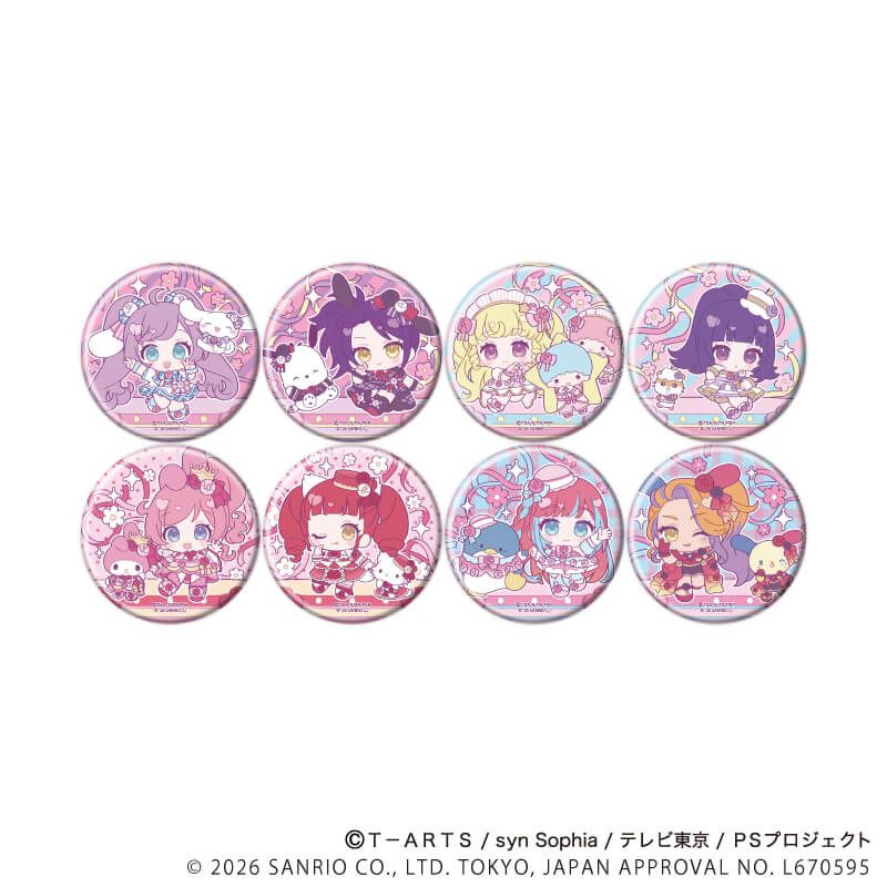 Q版襟章 星光樂園&星光頻道 Pretty Series ×Sanrio 04 #P-PIG0198 [A3] (PRE-ORDER) [2026/07]