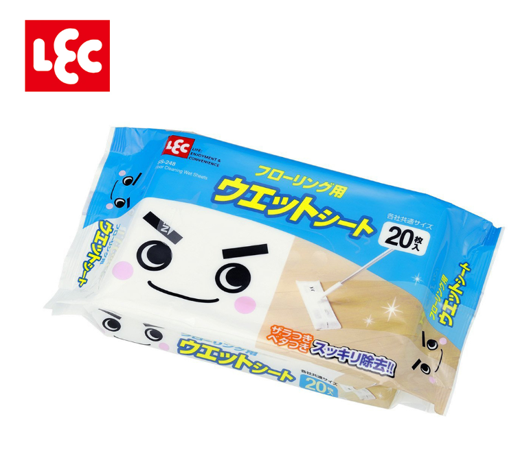 SS248/地板除塵紙(濕)20片/LEC
