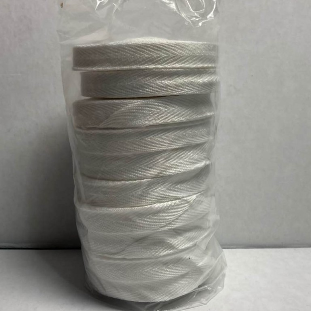 Cotton Tape (White) 12mm × 12m