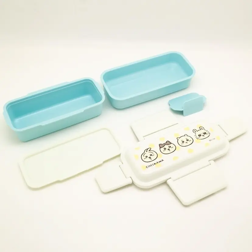 現貨🌸日本直送 | 日本製Chiikawa抗菌雙層午餐盒/微波爐適用便當盒600ML