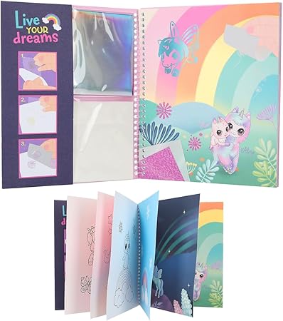 Ylvi Colouring Book Stick & Shine