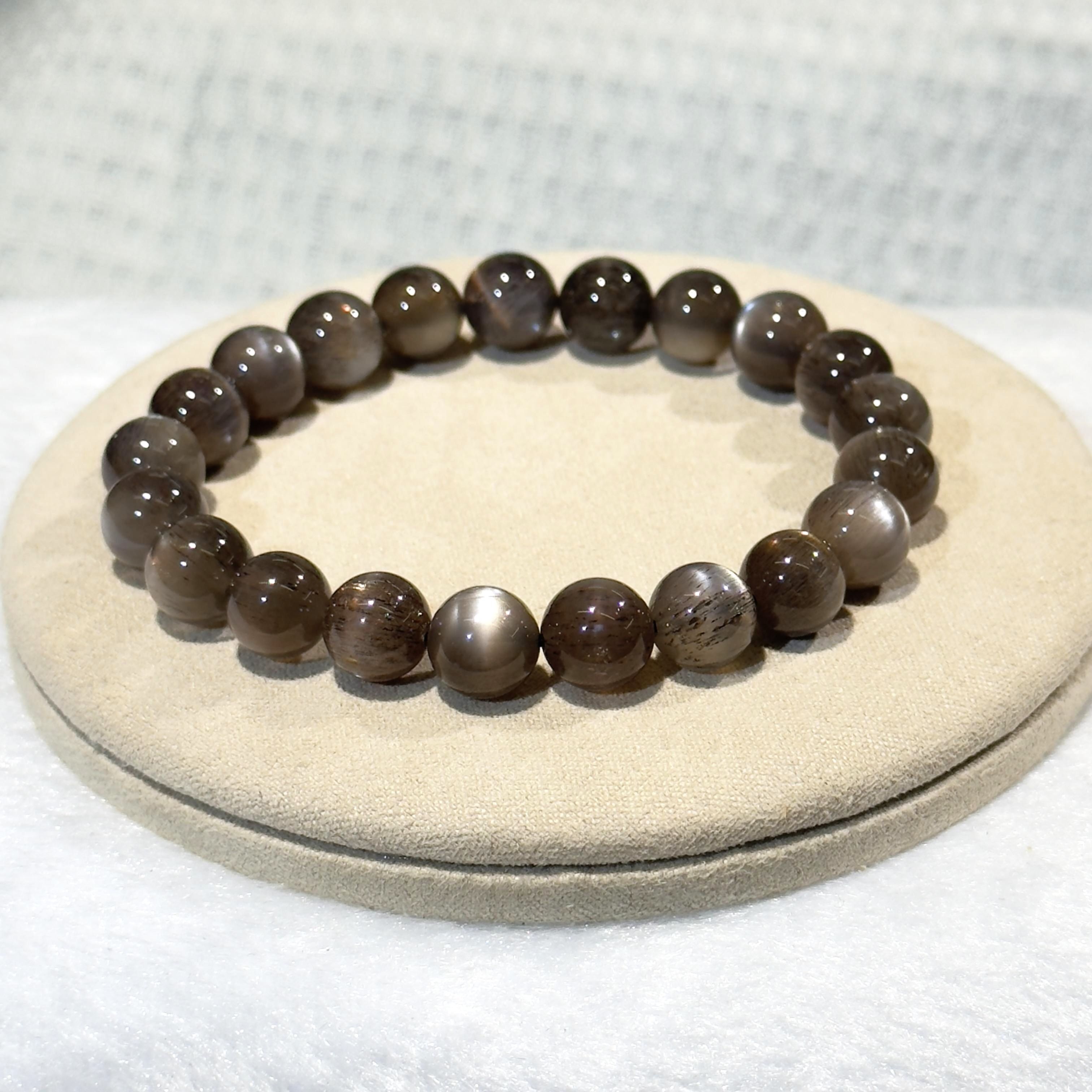 黑金骨幹手串 9mm+/- #CA0037