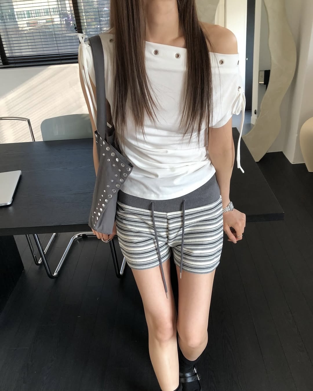 ruby boat neck t-shirt