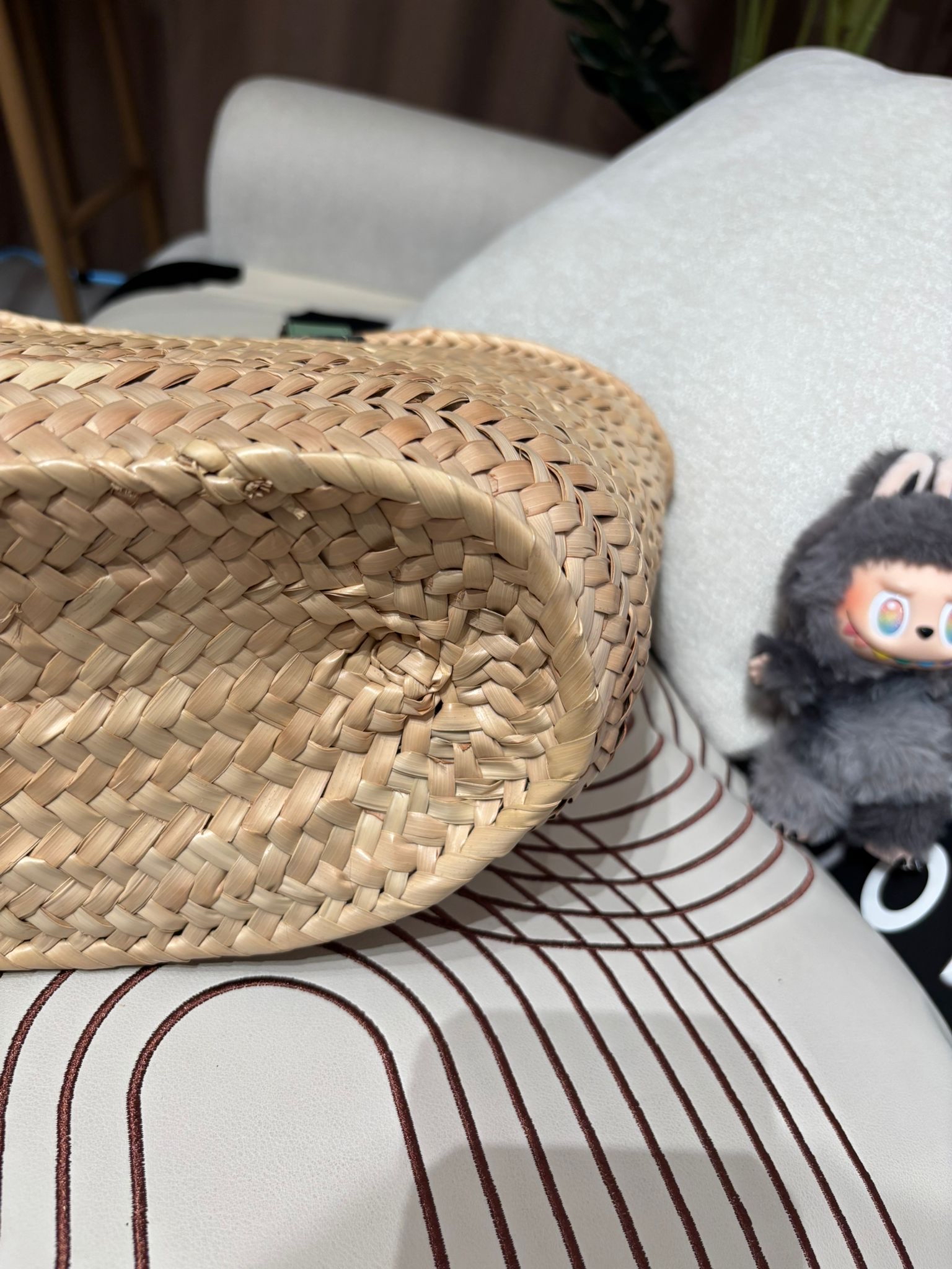 Loewe Raffia Basket Bag 100%Authentic,98%NEW ✅dust bag 