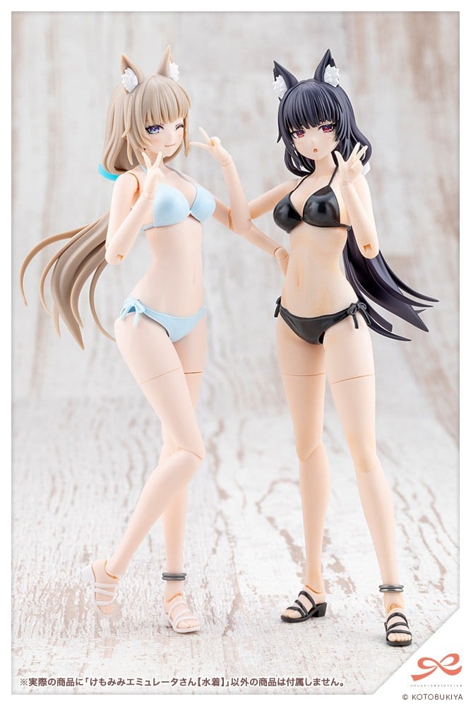 (預訂訂金 $100) (總價 $323) 壽屋 Kotobukiya 創彩少女庭園 獸耳艾米莉塔【泳裝】 模型 (行版) (KO09597) 